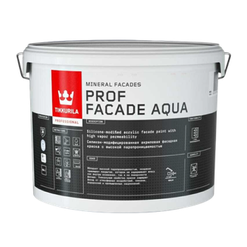 Краска Tikkurila Prof Facade Aqua для фасада