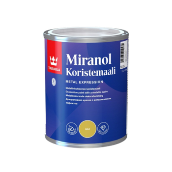 Эмаль TIKKURILA Miranol Koristemaali декоративная, база А, C, банка 1,0 л