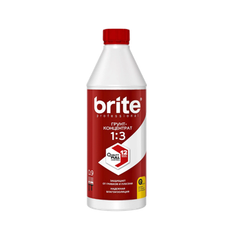 Грунт-концентрат BRITE PROFESSIONAL 1:3, бутылка 0,9 л